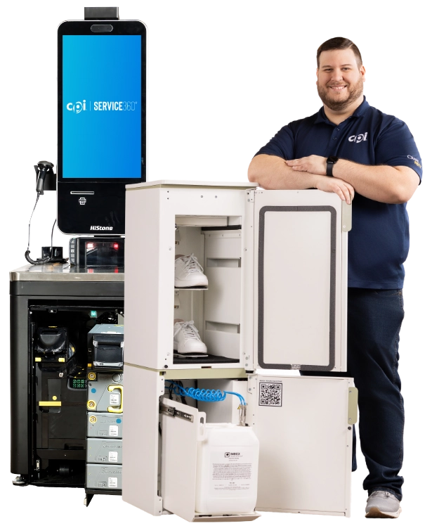 Engineer with multiple open machines