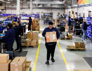 Engineer in parts warehouse